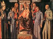 VIVARINI, family of painters Holy Family (Sacra Conversazione) ewt oil painting artist